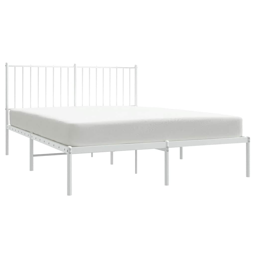 Bettgestell Metall Schwarz 75x190 cm