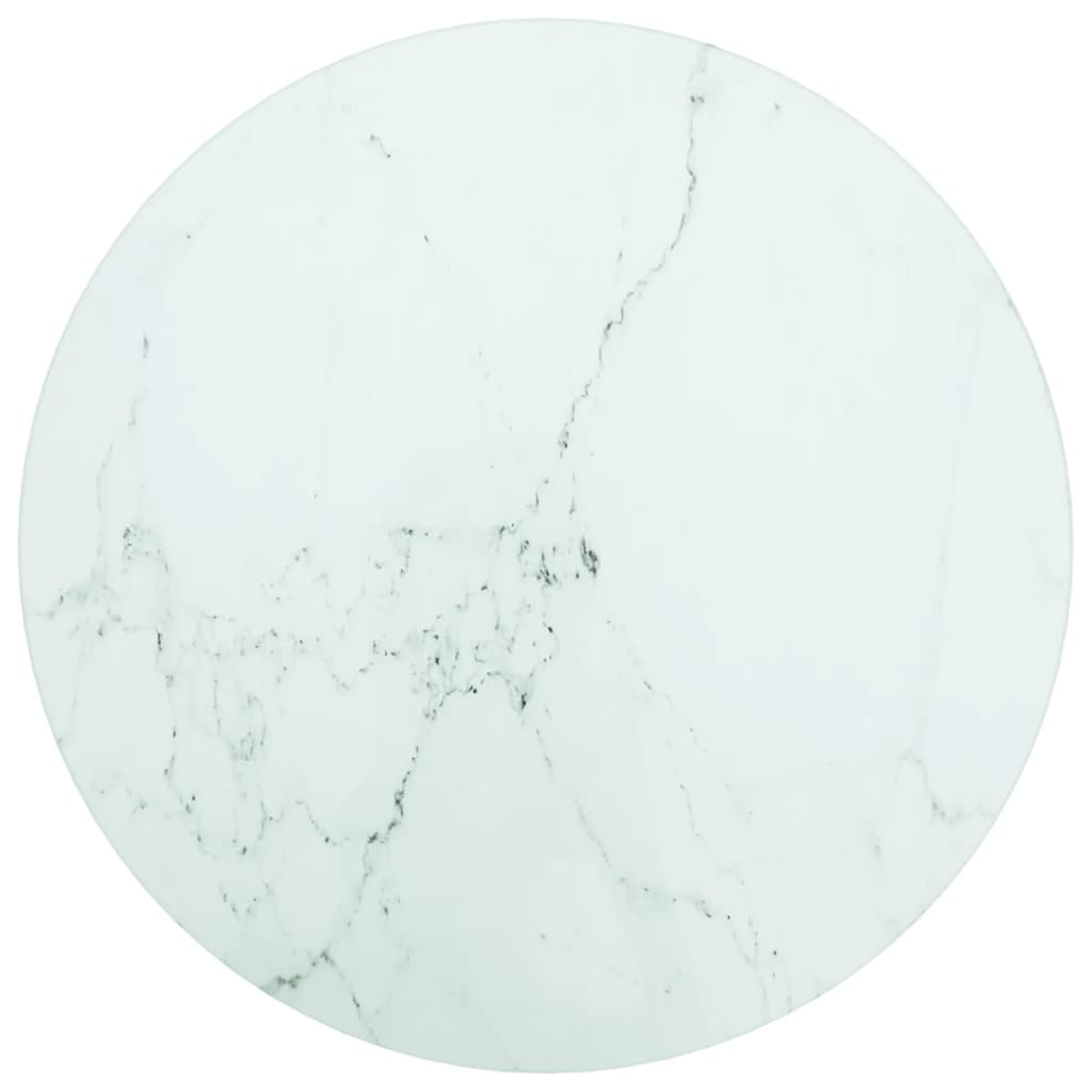 Tischplatte aus gehärtetem Glas quadratisch 700x700 mm
