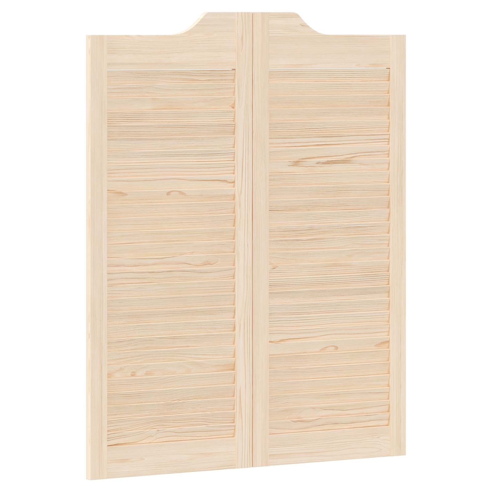 Schwingtüren Natur 80 x 40 cm Massives Kiefernholz