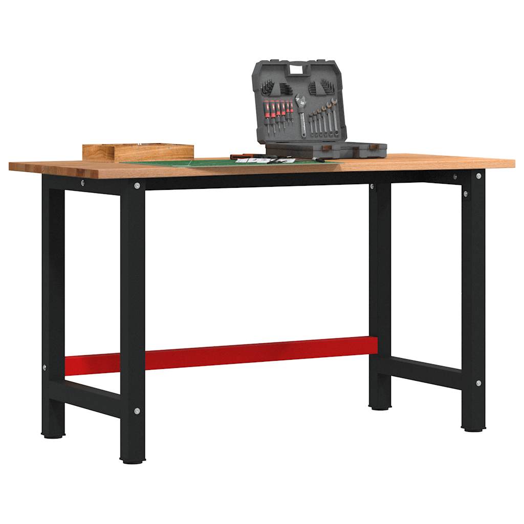 Werkbank 100x60x81,5 cm Massivholz Eiche