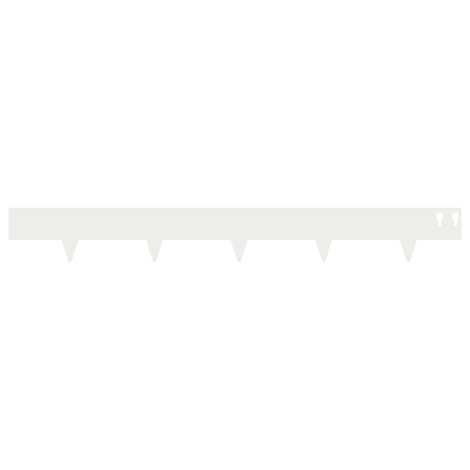 Raseneinfassung 10 pcs 100 x 12 cm Stahl Schwarz