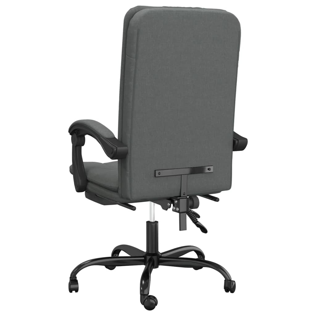 Bürostuhl mit Liegefunktion Taupe Stoff