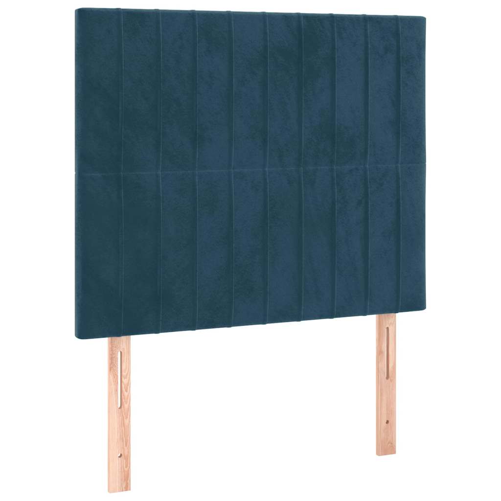 Kopfteil Hellgrau 80x5x118/128 cm Samt