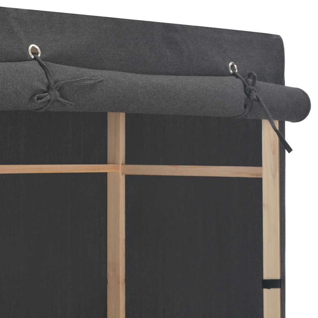 Kleiderschrank mit 3 Ebenen 79 x 40 x 170 cm