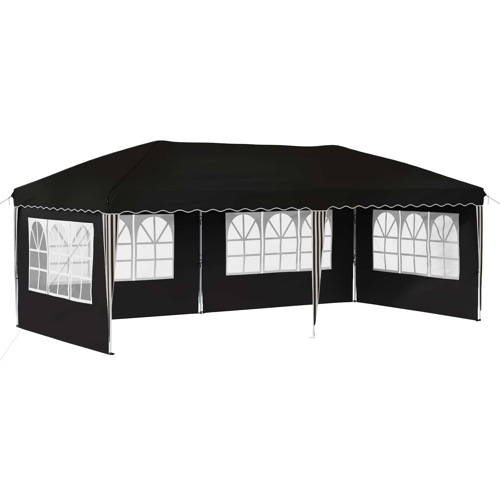 Pop-up Partyzelt 575 x 290 x 245 cm Creme