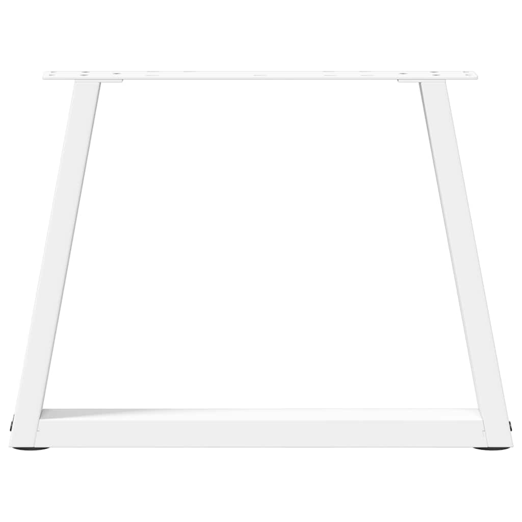 Couchtischbeine V-Form 2 Stück Schwarz 30x(30-31,3) cm Stahl