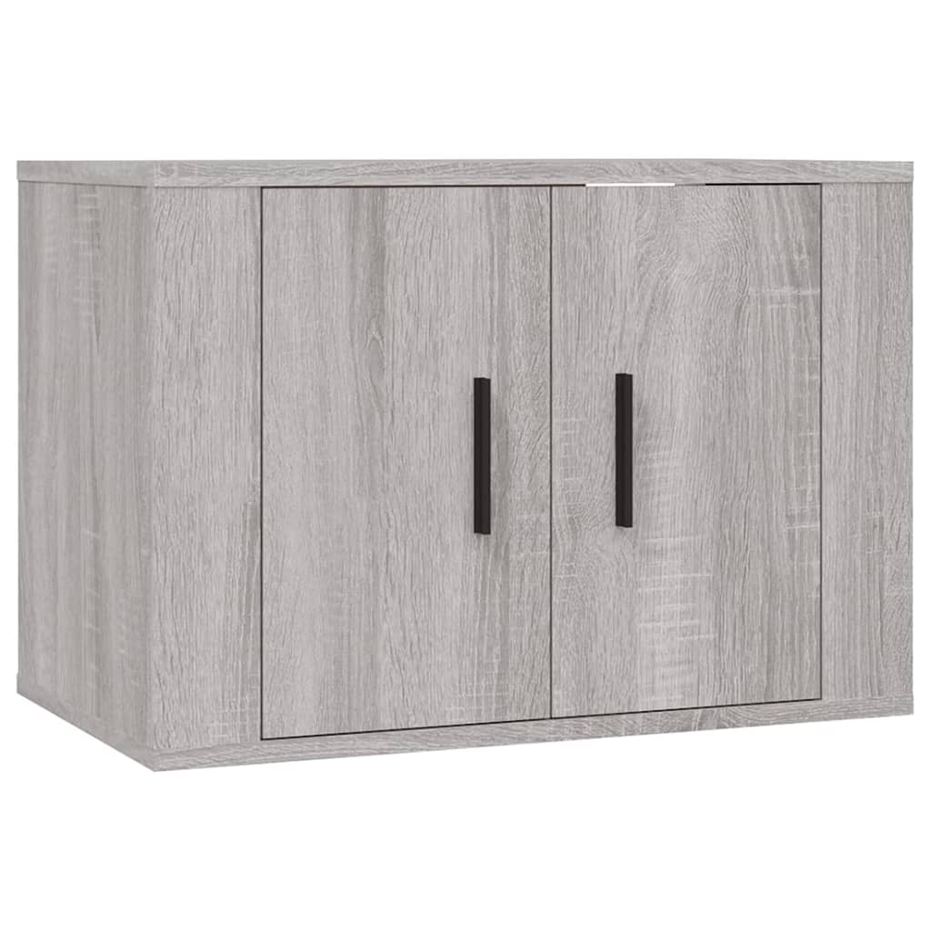 2-tlg. TV-Schrank-Set Weiß Holzwerkstoff