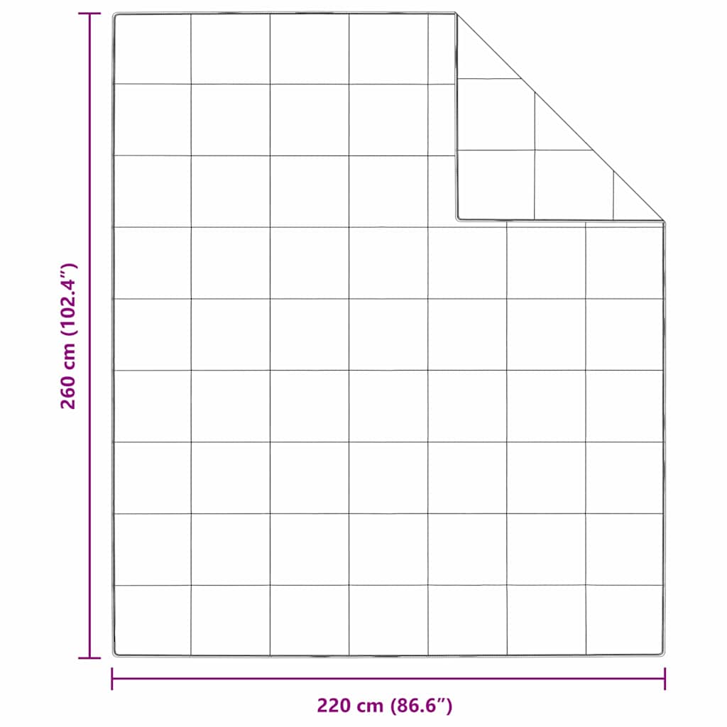 Bettdecke Weiß 135 x 200 cm Feder