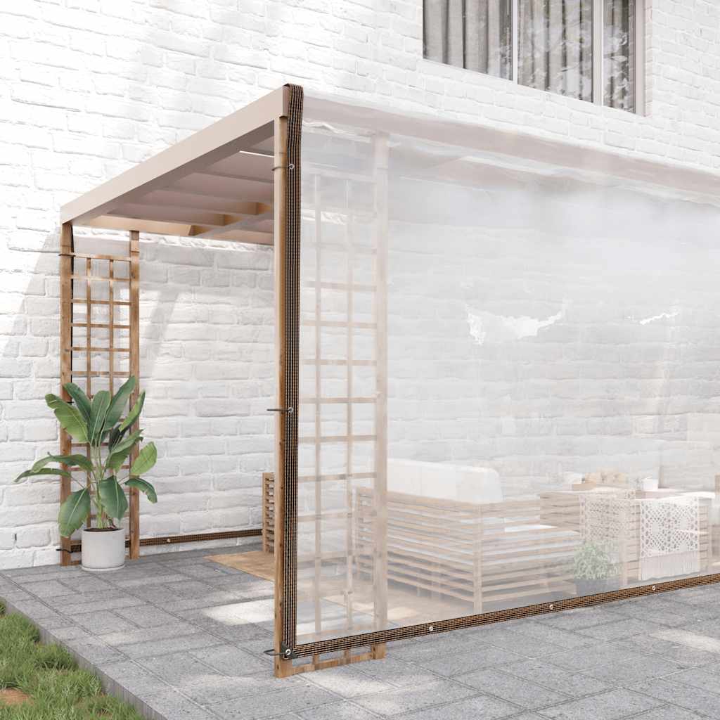 Transparente Plane mit Ösen 1x2 m Polyethylen