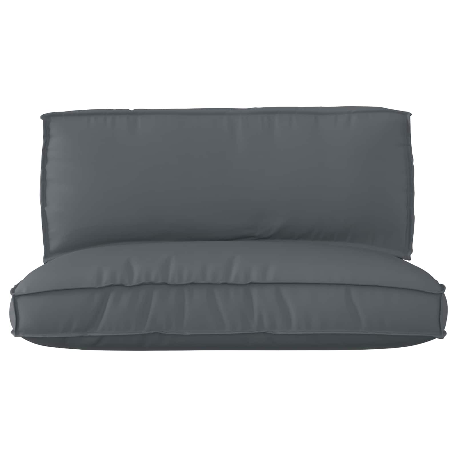 Palettenkissenset 2 pcs Anthrazit Oxford-Stoff