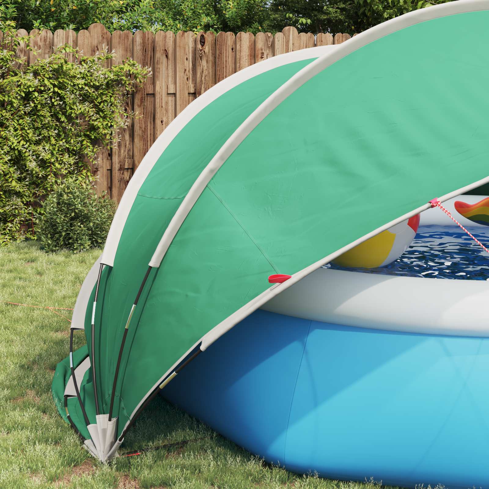 Pool-Dome 336 x 322 x 160 cm 185T Polyester mit PU-Beschichtung