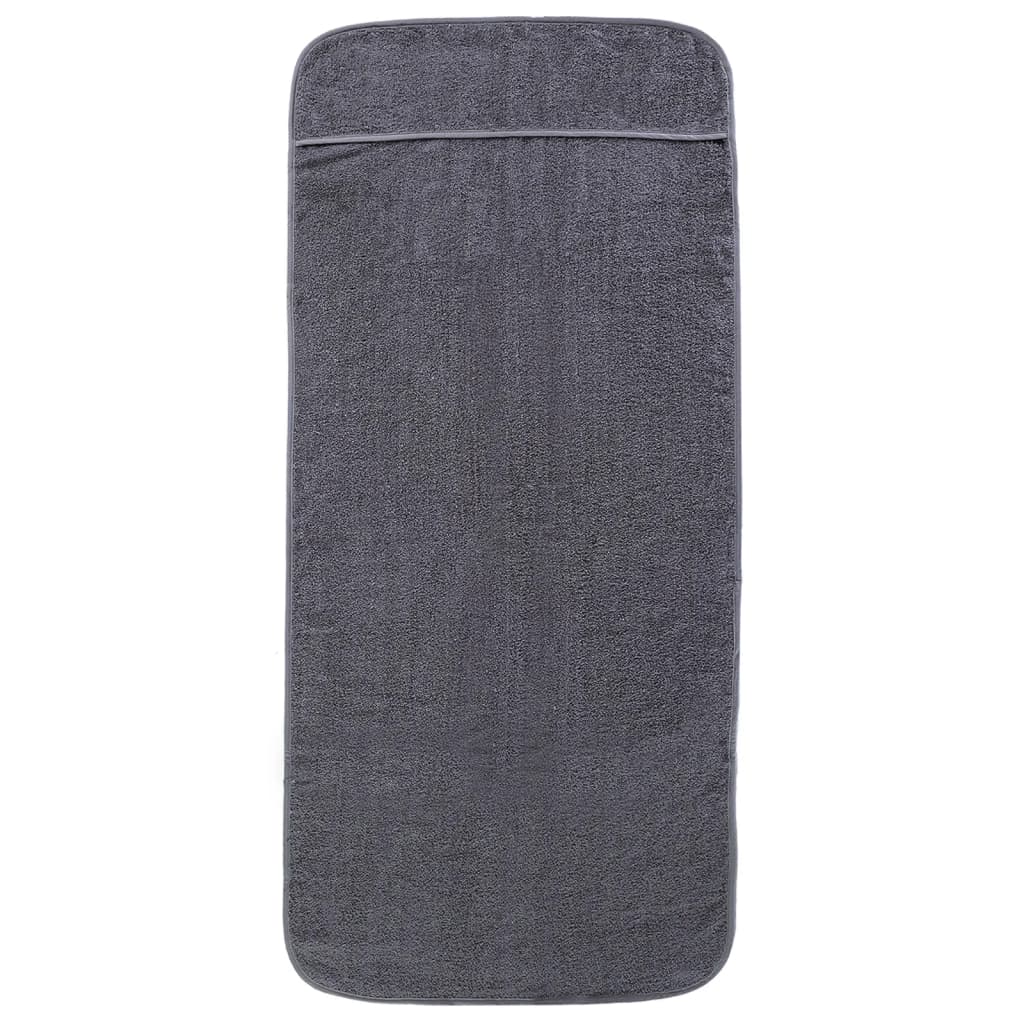 Strandtücher 4 Stk. Weiß 60x135 cm Stoff 400 GSM