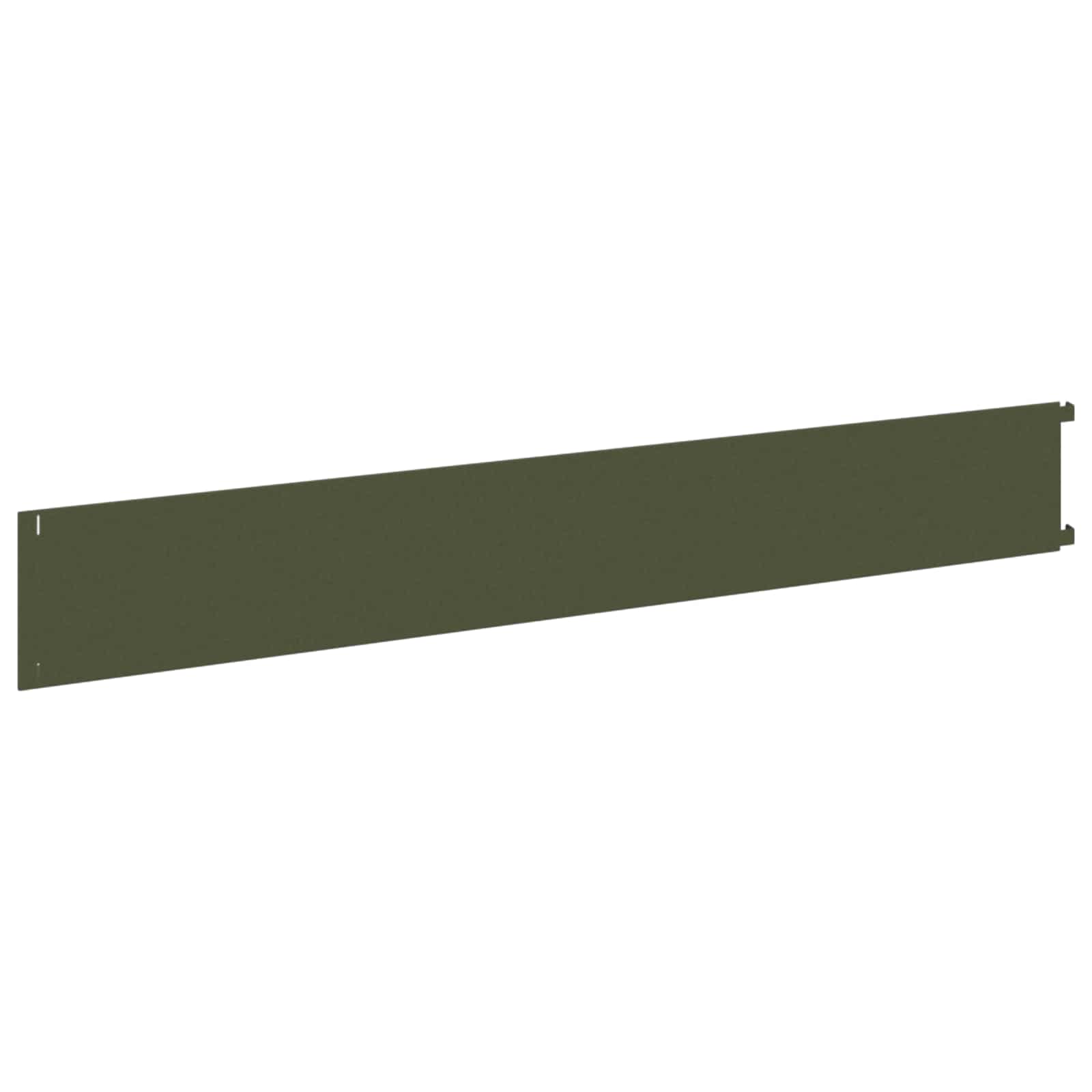 Raseneinfassung 10 pcs 102 x 4 x 4 cm Stahl Schwarz
