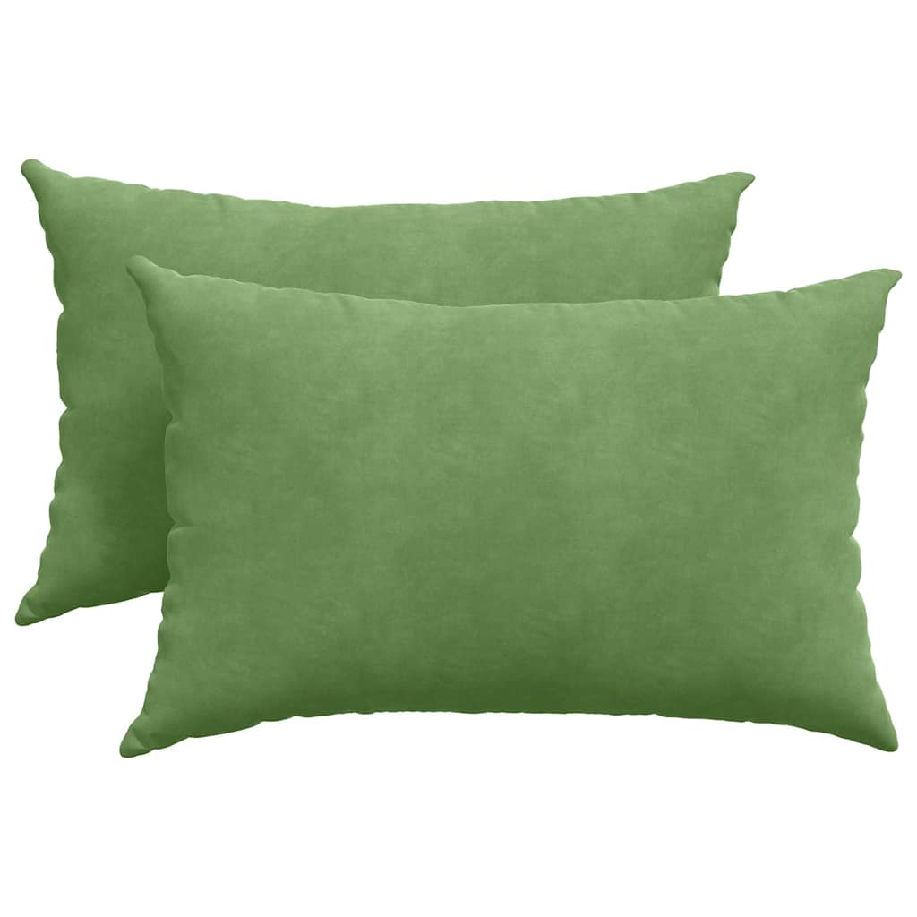 Sofakissen 2 Stück Blau 50 x 30 cm Cordstoff