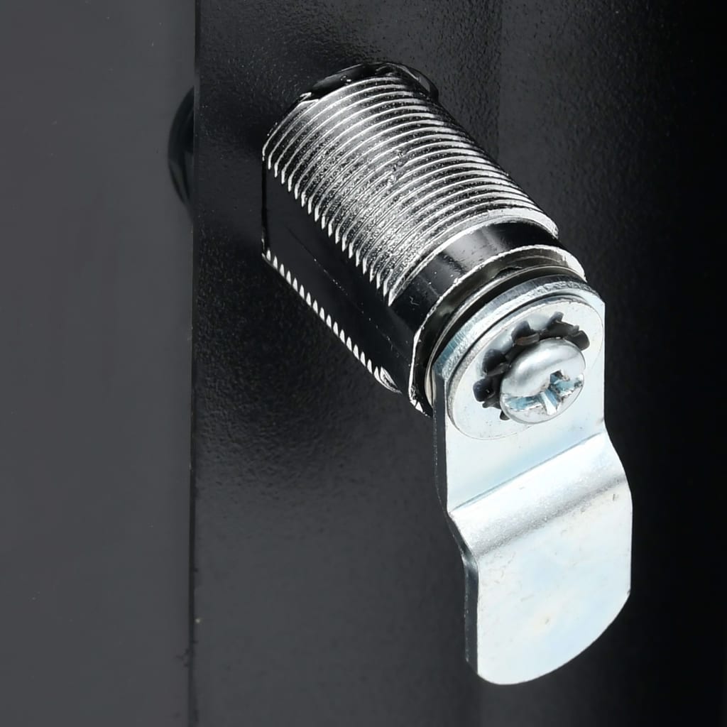 Netzwerkschrank mit Speicher Grau 60 x 45 x 28 cm Stahl