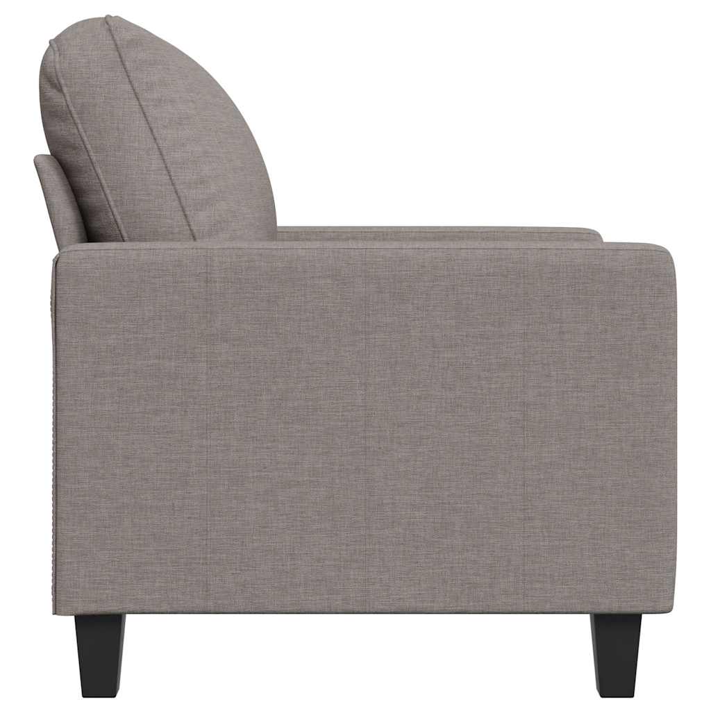 3-Sitzer-Sofa Hellgrau 180 cm Stoff