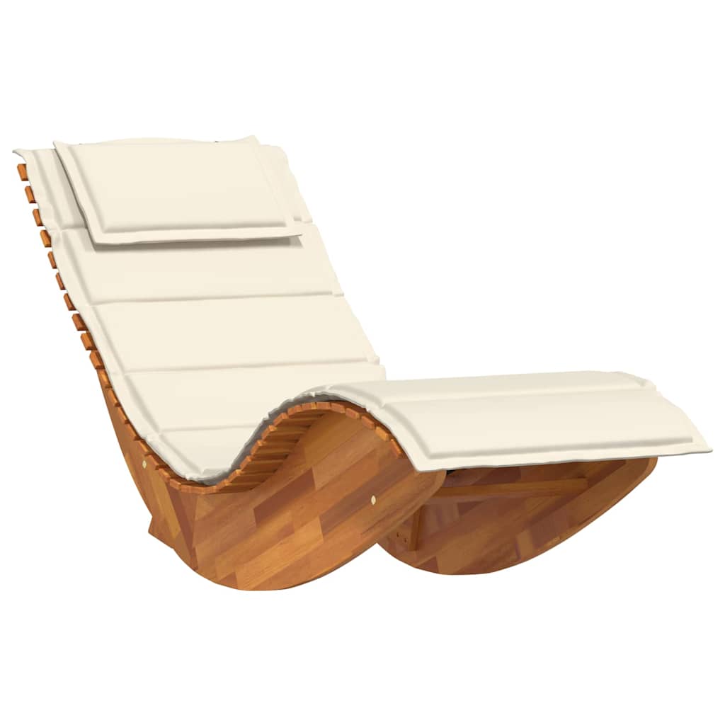 Schaukelstühle Sonnenliegen 2 Stk. Akazienholz