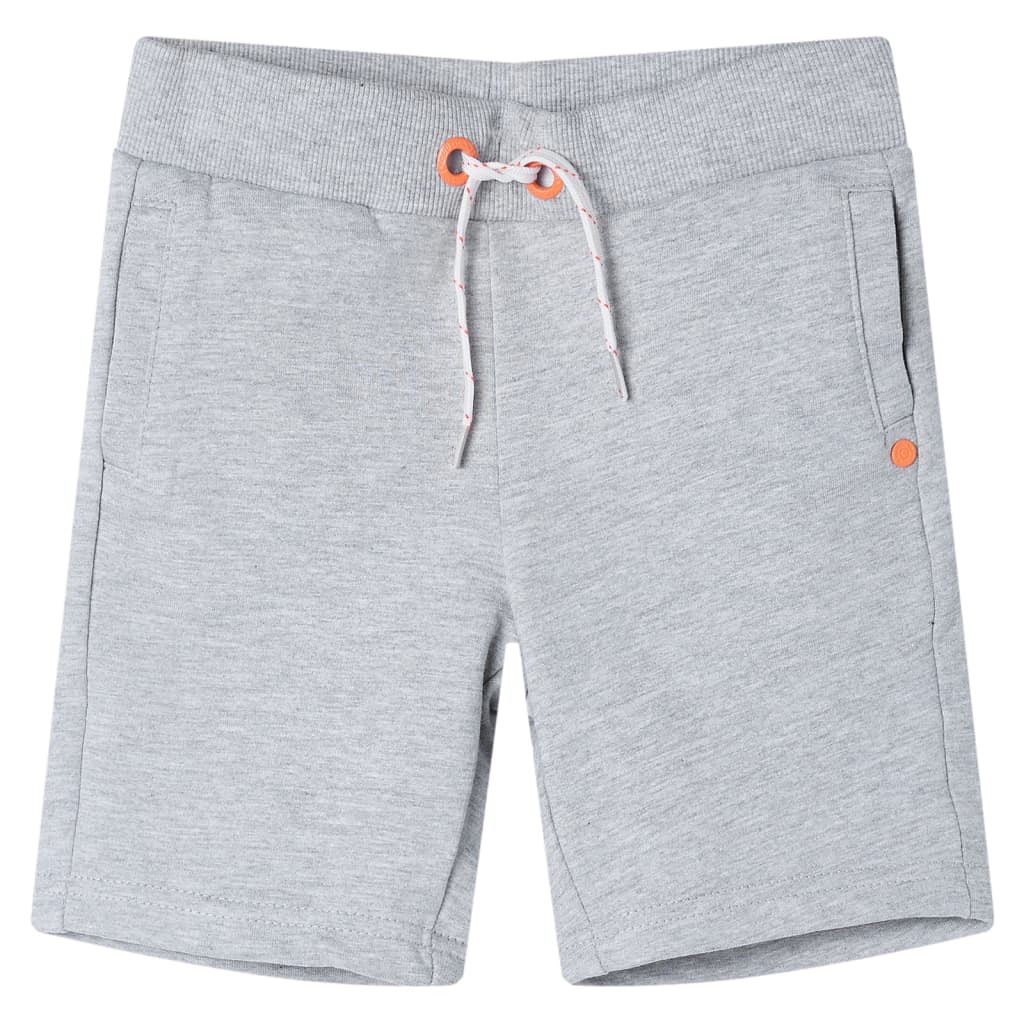 Kindershorts mit Kordelzug Dunkelblau Melange 140