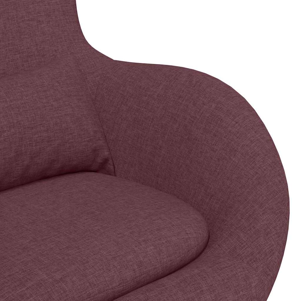 Eiersessel Hellgrau 63 x 73 x 90 cm Stoff
