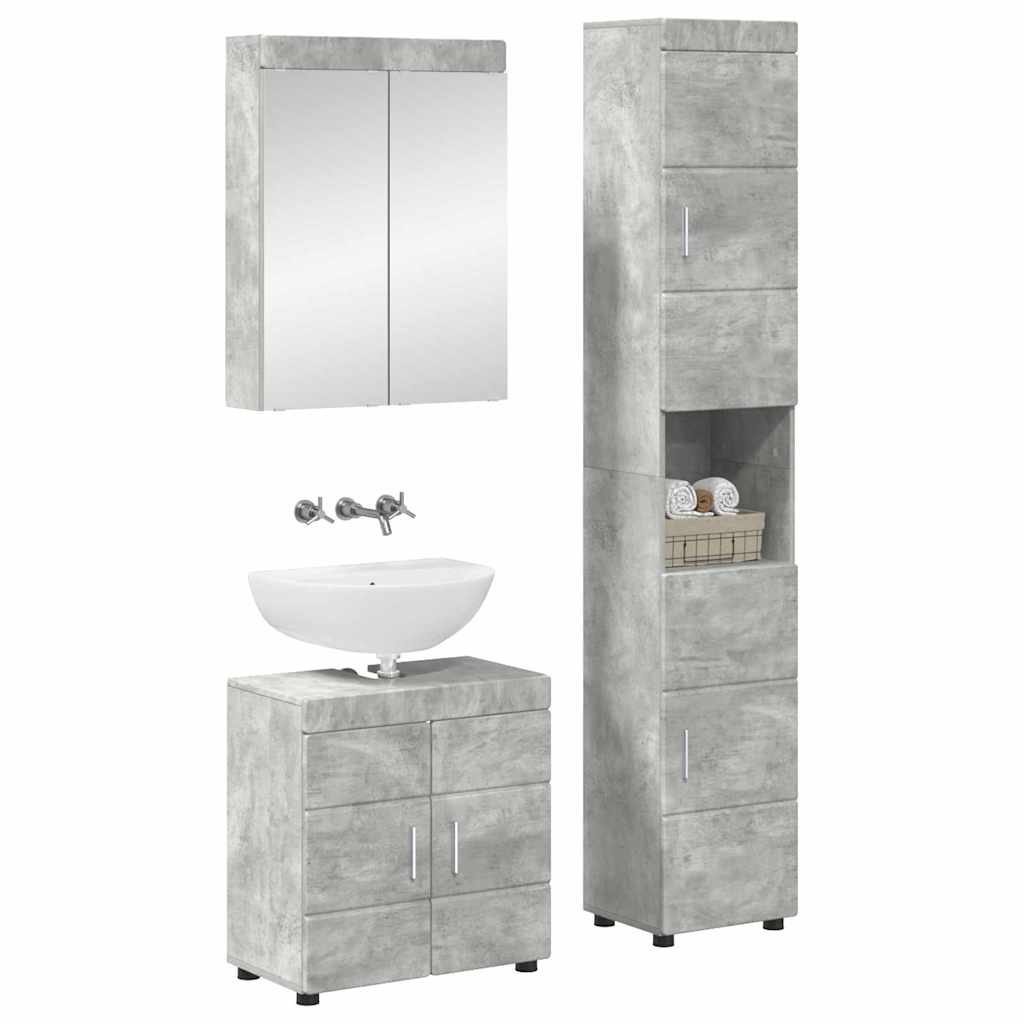 Badezimmermöbel-Set TULUM 2 pcs Weiß 60 x 34 x 63 cm