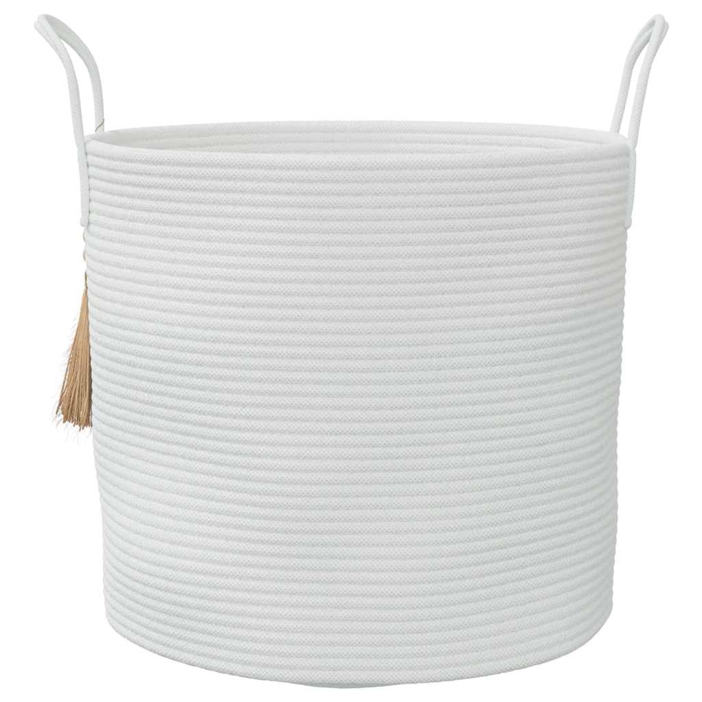 Aufbewahrungskorb Braun Ø40x35 cm Baumwolle