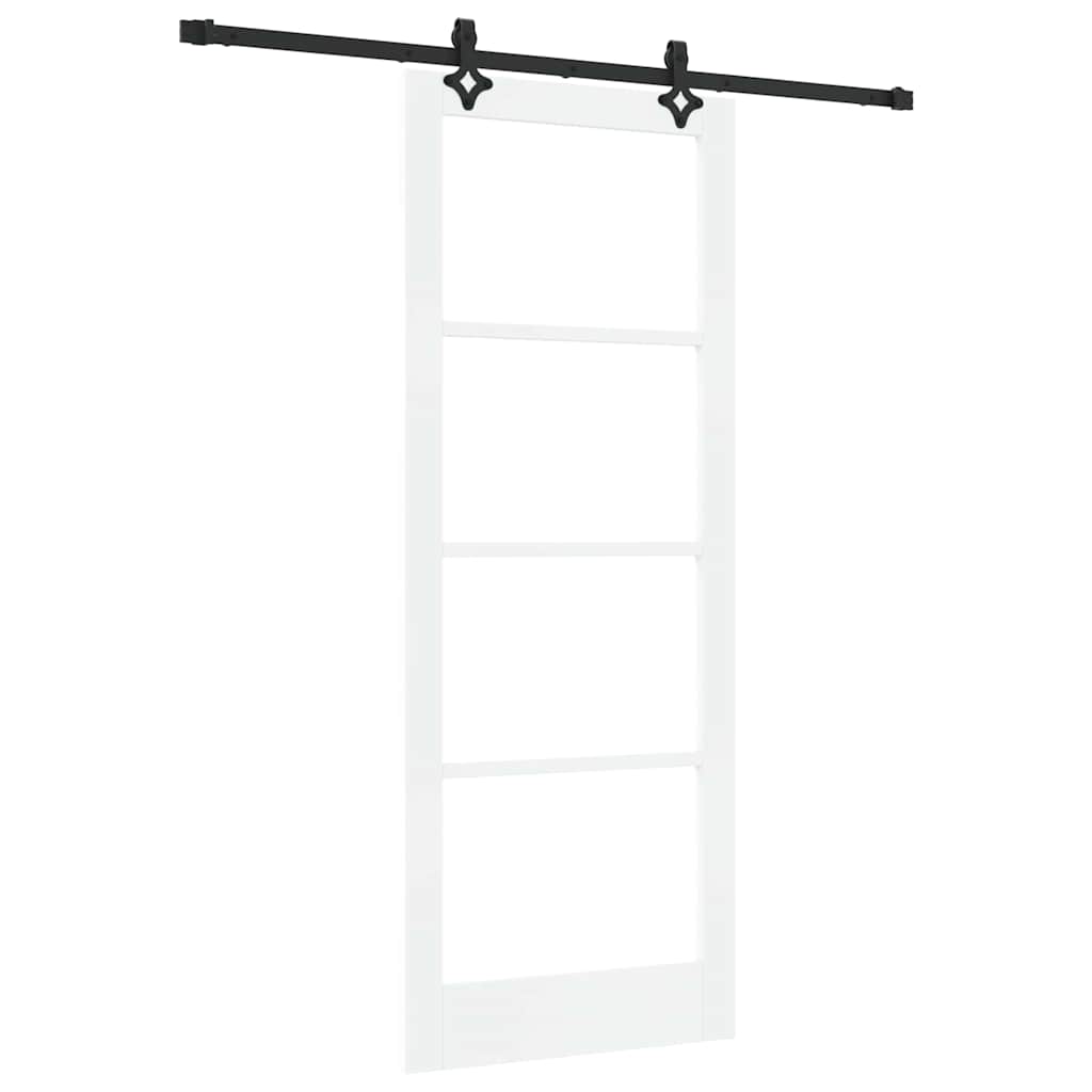 Schiebetür ORKDAL Natürlich und Schwarz 61 x 198,5 cm