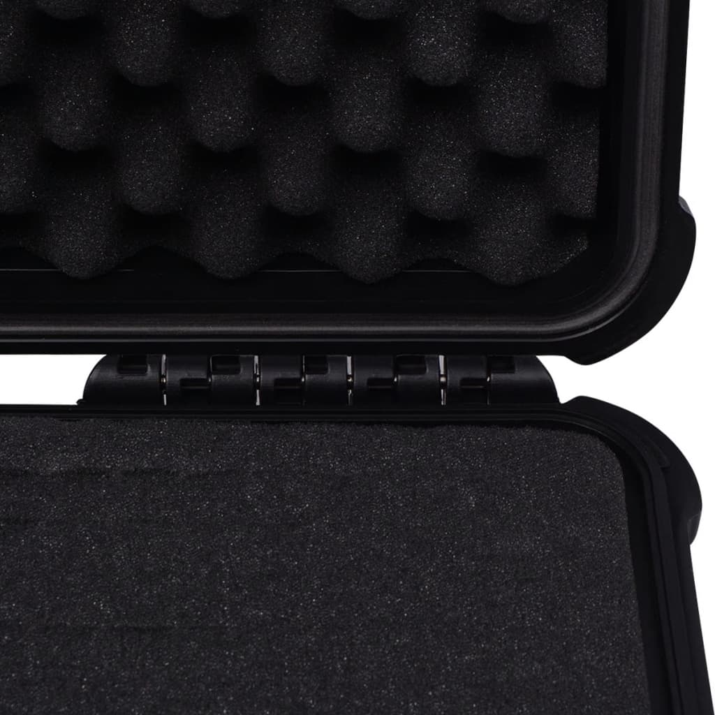 Koffer für Flugreise Tragbar Schwarz 46,5x21,5x17,5 cm PP