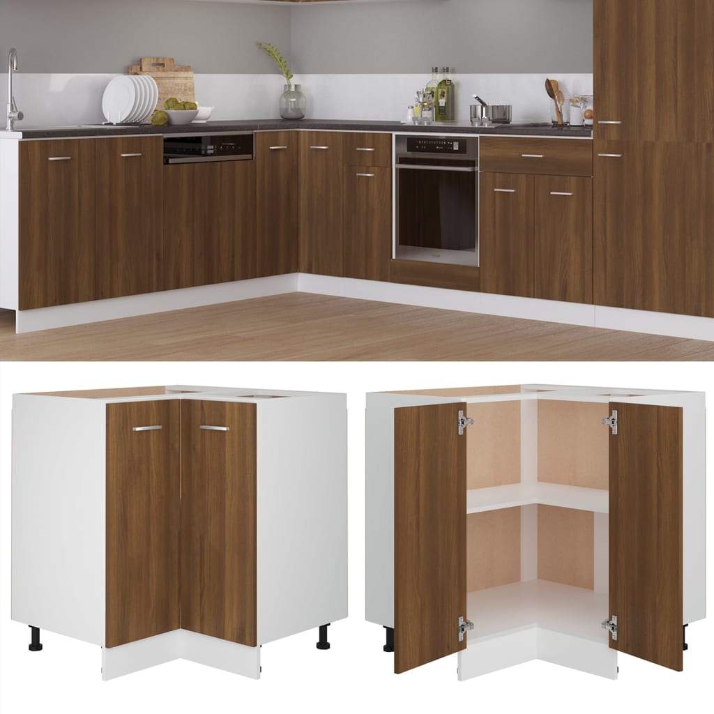 Unterschrank Lyon Weiß 60x46x81,5 cm Holzwerkstoff