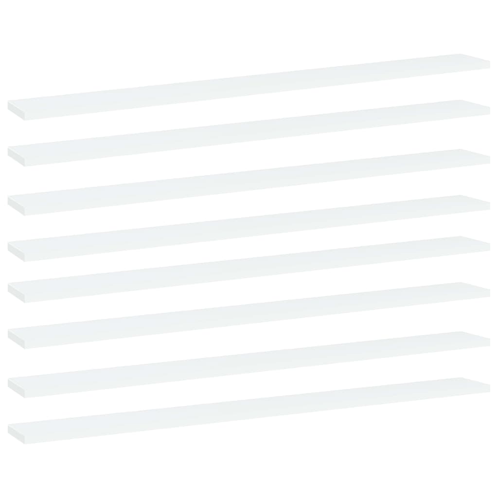 Bücherregal-Bretter 4 Stk. Weiß 40x10x1,5 cm Holzwerkstoff