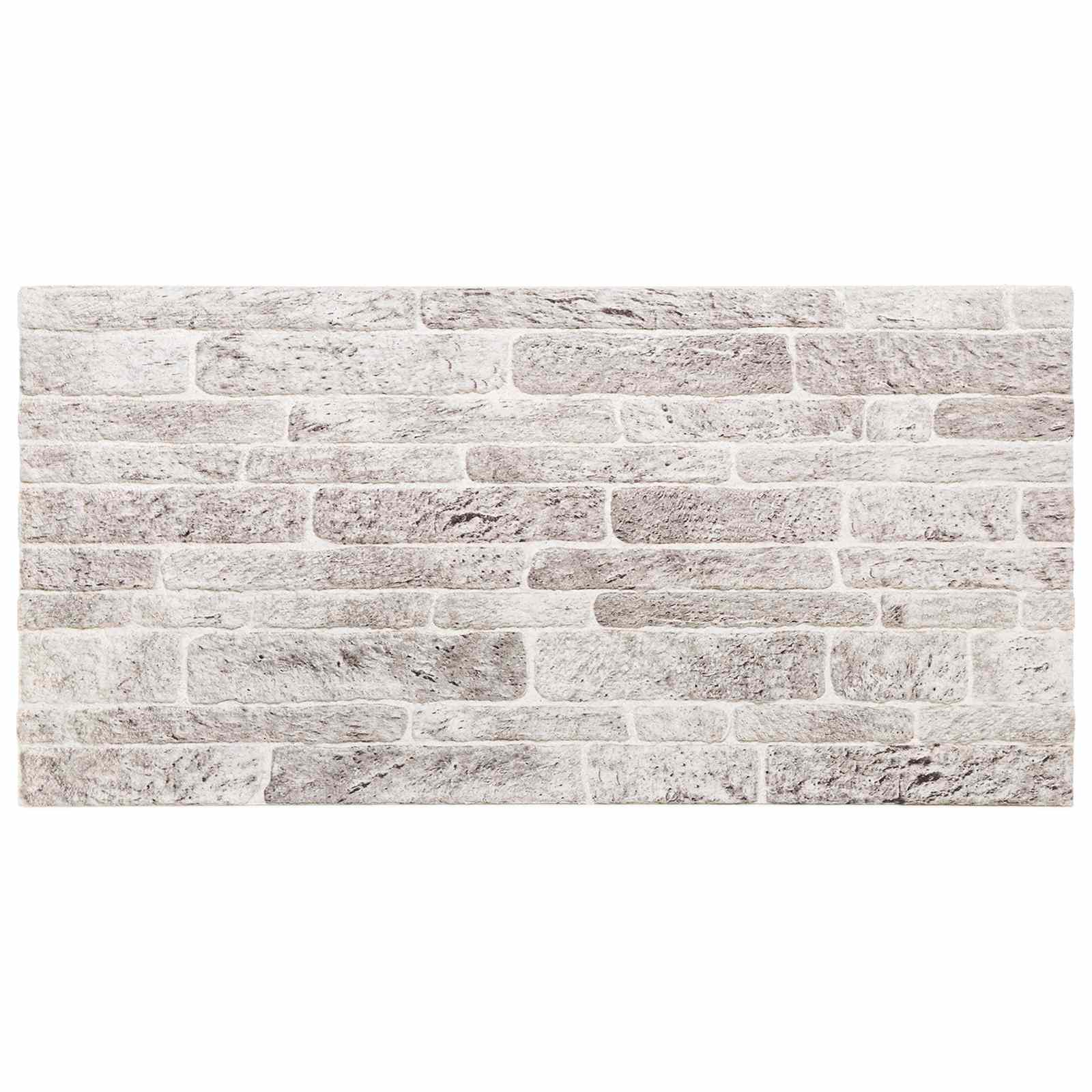Wandpaneele 10 pcs Ziegel 100 x 50 cm EPS-Schaum