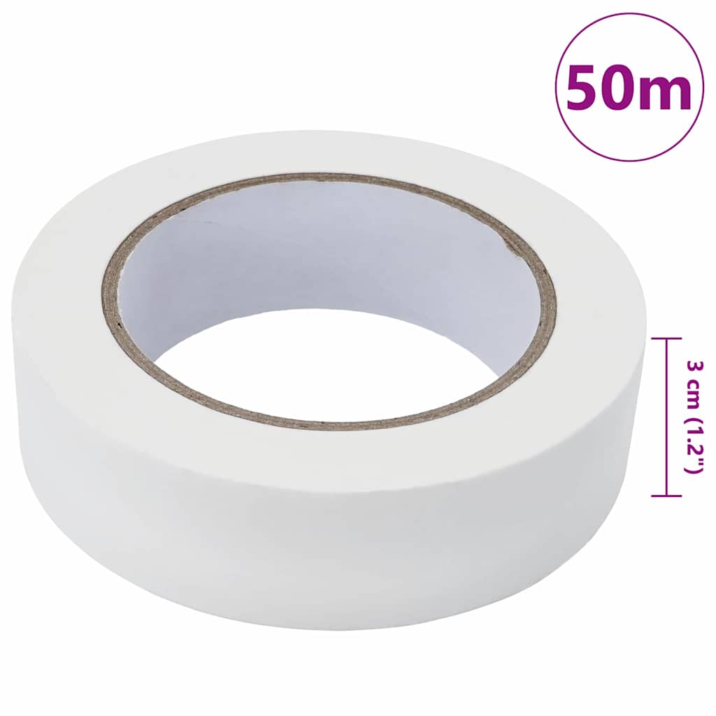 Malerklebebänder 6 pcs Weiß 19mm x 50m Papier