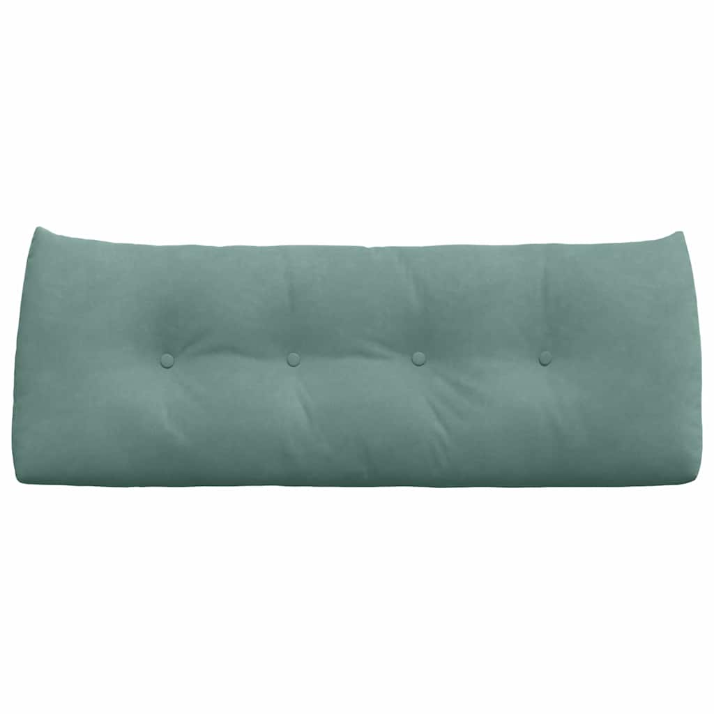 Rückenkissen Blau 45 x 24 x 50 cm Samt