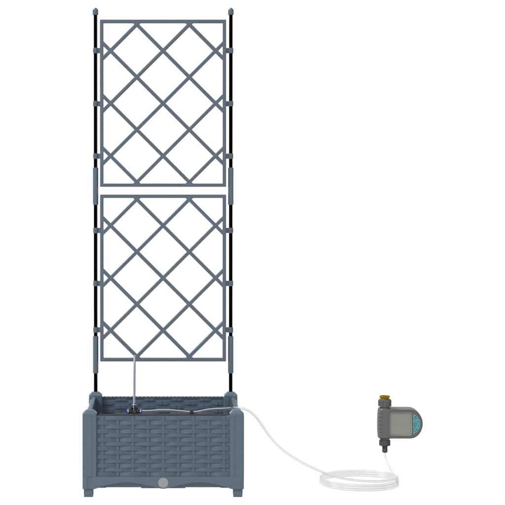 Garten-Pflanzgefäß 4 Stk. Braun 160 x 40 x 22 cm PP