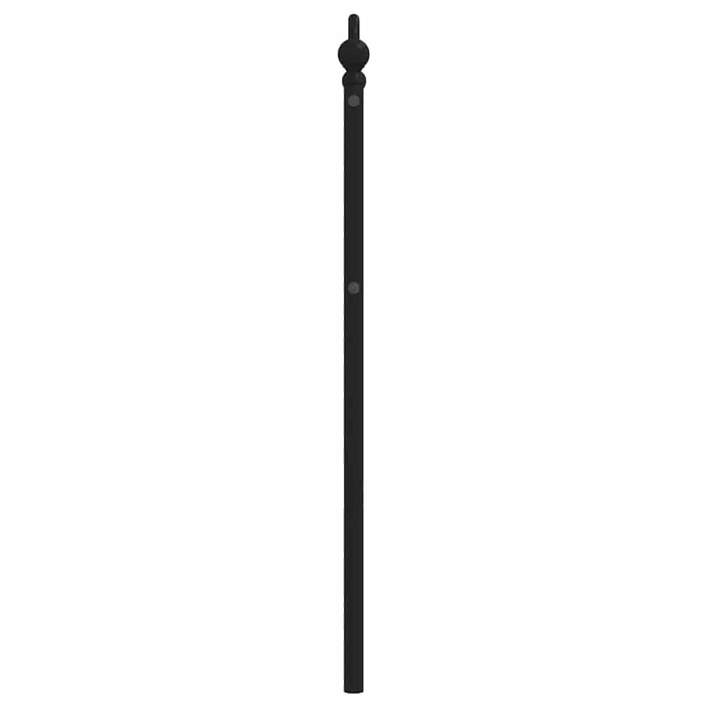 Ersatz-Kopfteil Metall Schwarz 135 cm