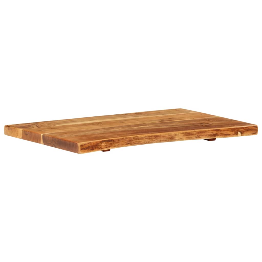 Badezimmer-Waschtischplatte Massivholz Akazie 100x52x2,5 cm