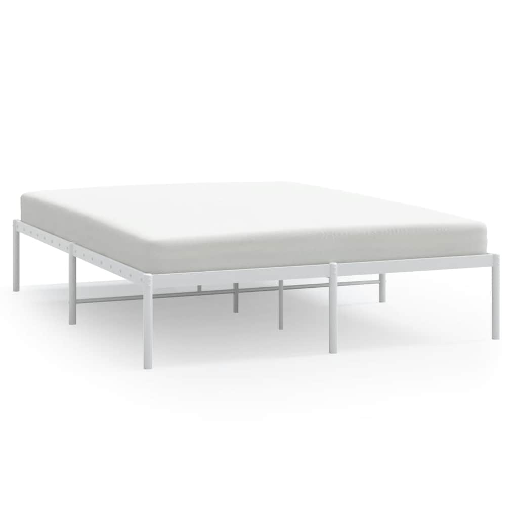 Bettgestell Metall Schwarz 75x190 cm