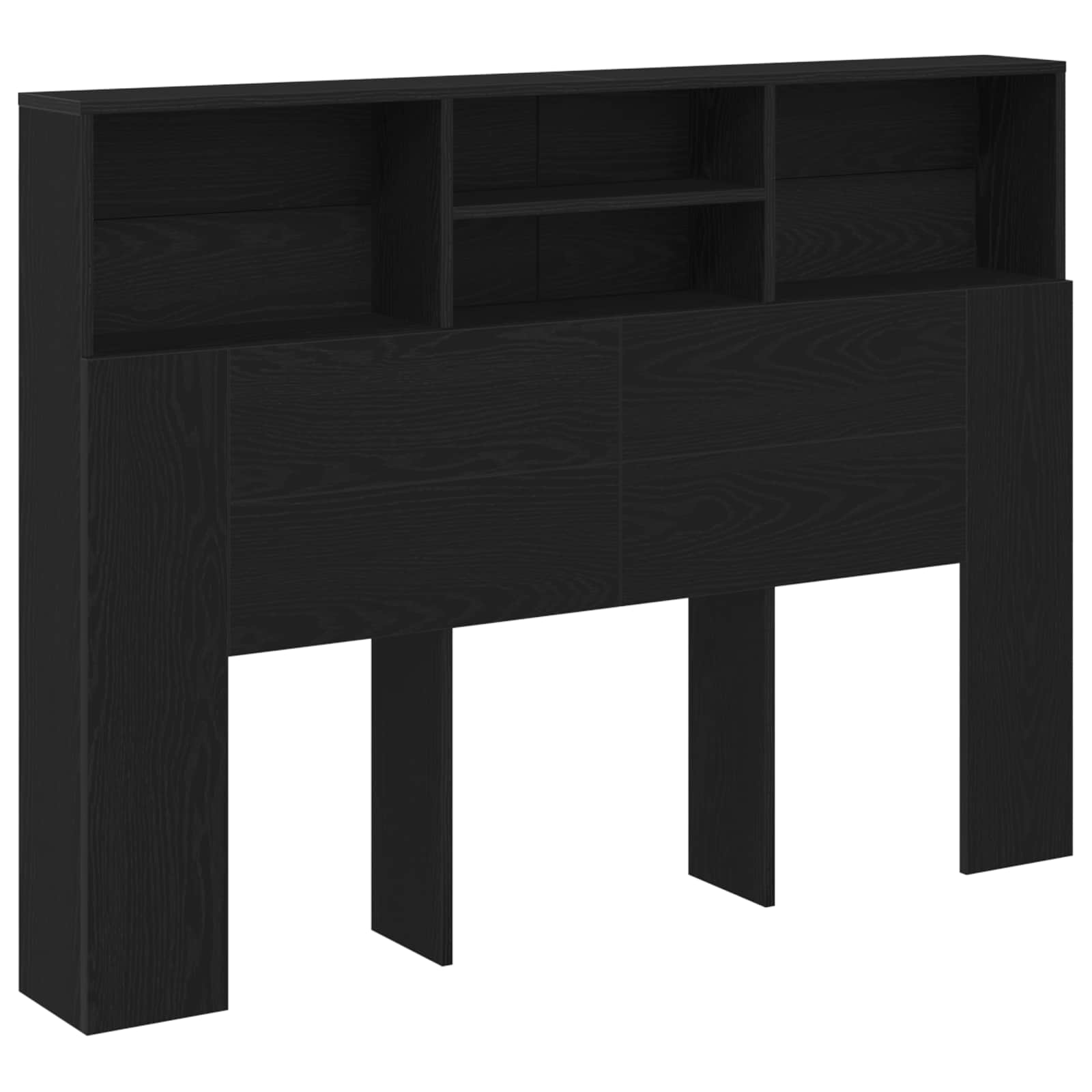 Bett-Kopfteil mit Ablagen Weiß 100x19x103,5 cm