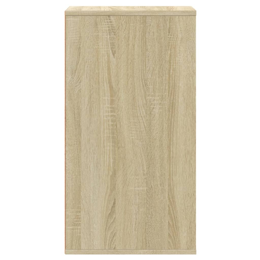Schubladenschrank Schwarz Eichen-Optik 41 x 40 x 58 cm