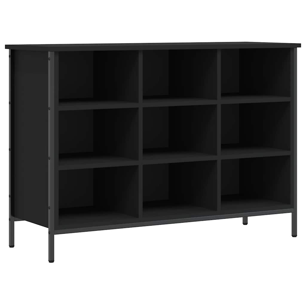 Schuhregal Schwarz 38x35x50 cm Holzwerkstoff