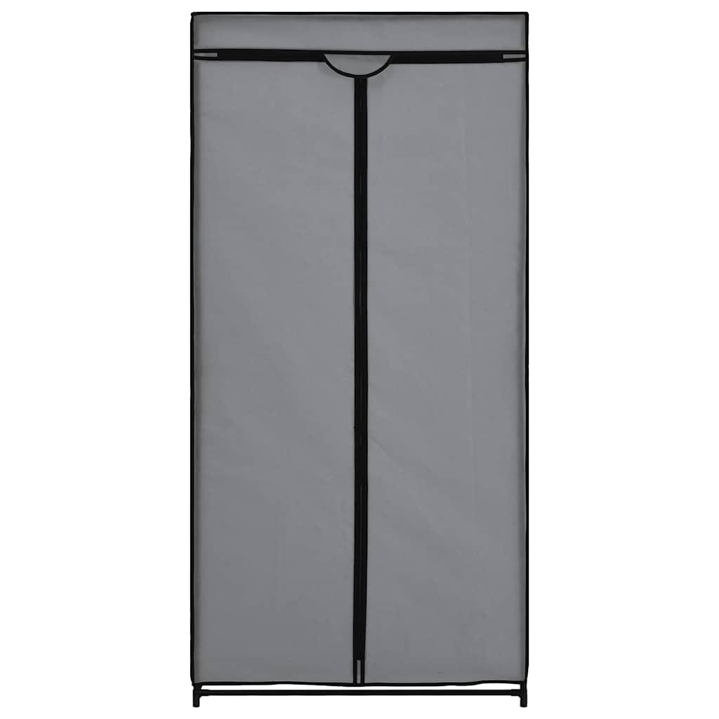Kleiderschrank Schwarz 75×50×160 cm