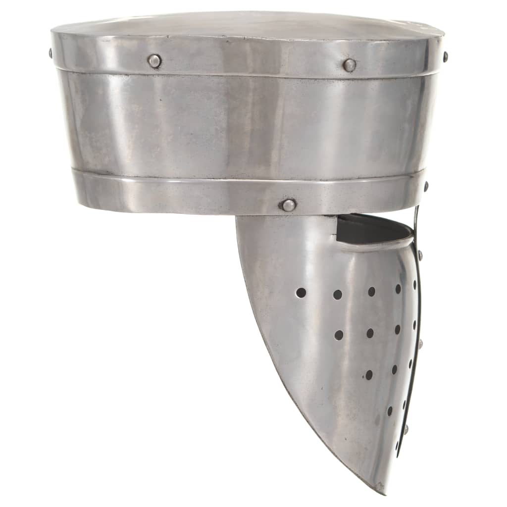 Preußische Pickelhaube Antik Replik für LARP Schwarz Stahl