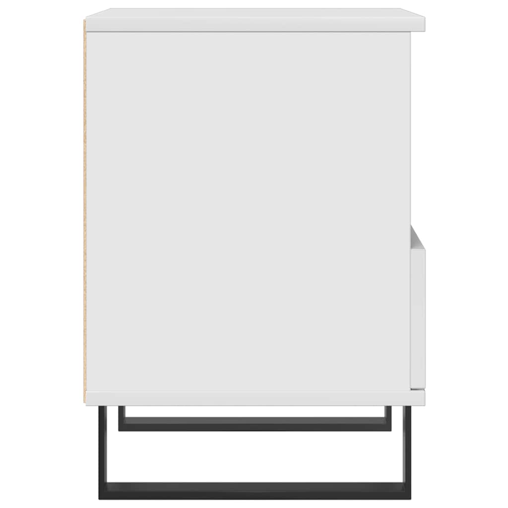Bettschrank Schwarz Eichen-Optik 40 x 35 x 50 cm Holzwerkstoff