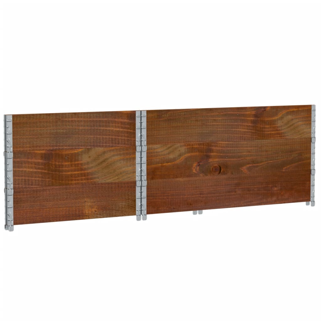 Pflanzkasten Grau 150x100 cm Massivholz Kiefer