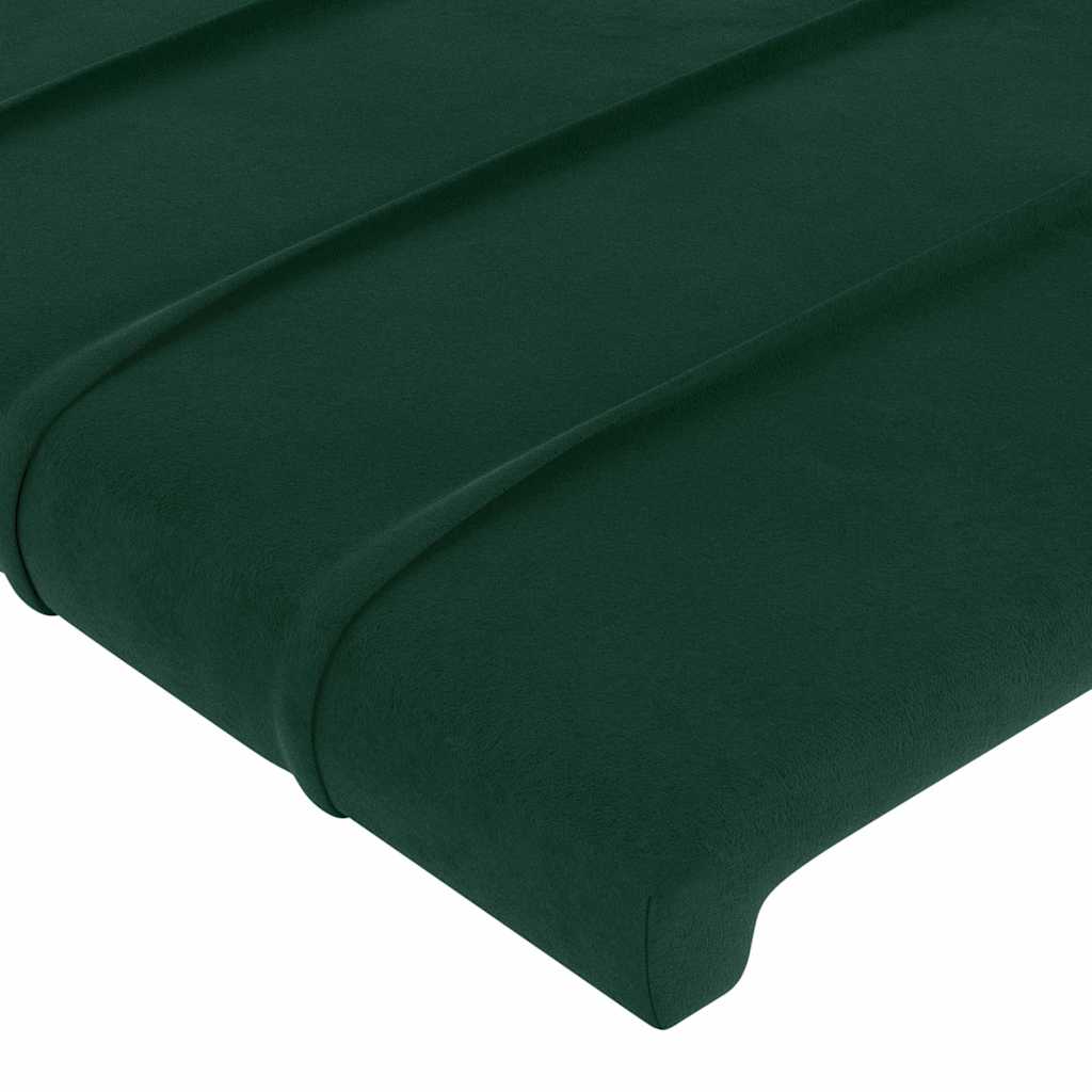 Kopfteil Hellgrau 80x5x118/128 cm Samt