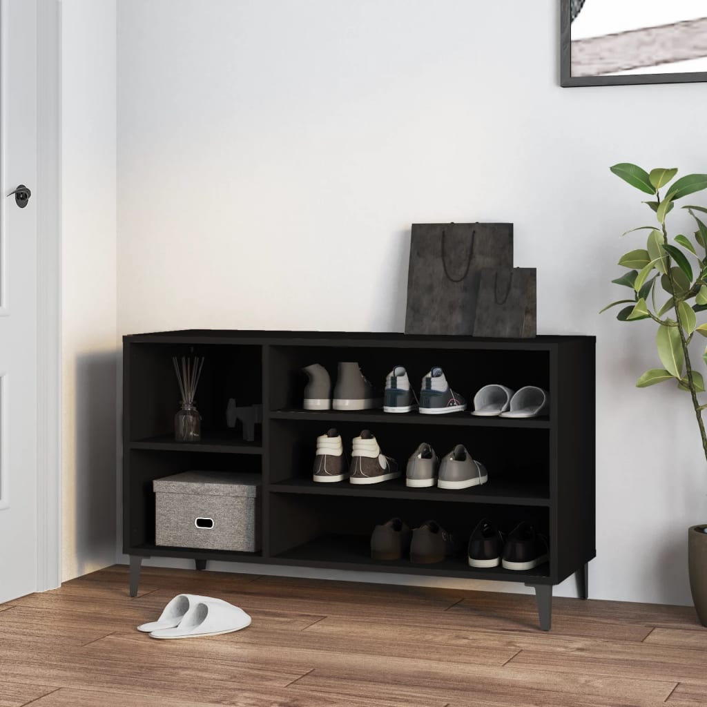 Schuhregal Weiß 102x36x60 cm Holzwerkstoff