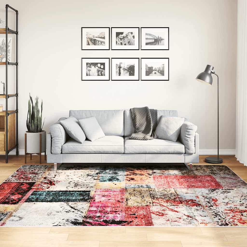 Teppich Waschbar Mehrfarbig 160x230 cm