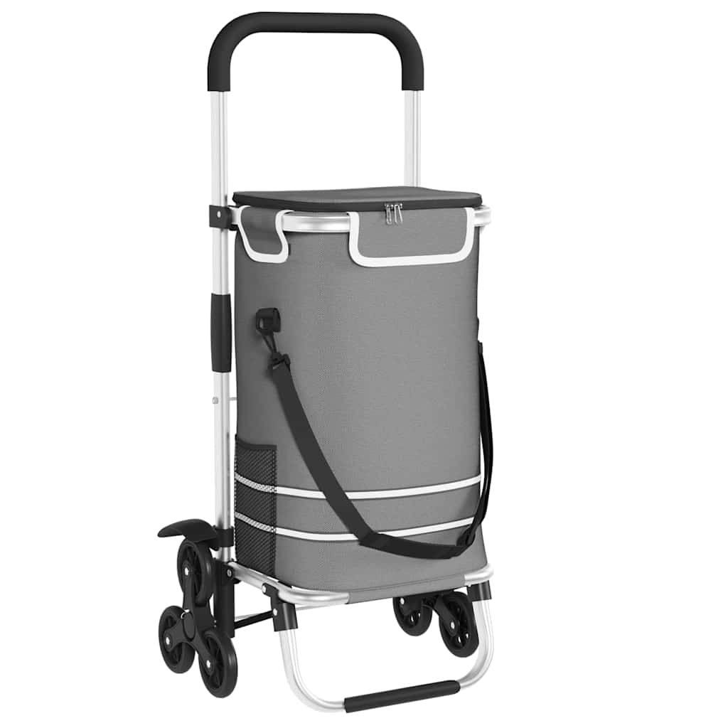 Einkaufswagen Schwarz 47 x 39 x 100,5 cm Oxford-stoff