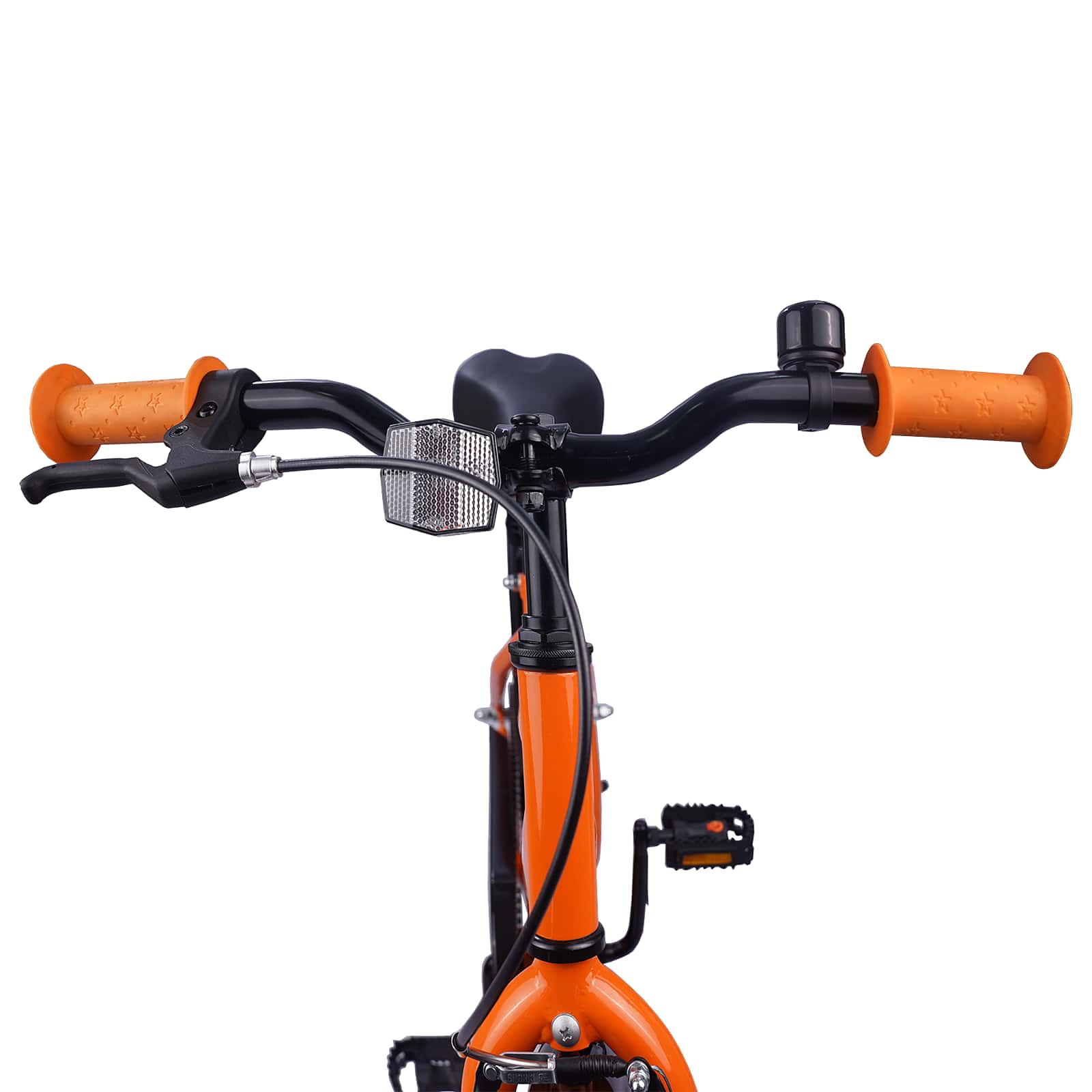 Kinderfahrrad 12 Zoll für 2-4 Jahre alt Schwarz
