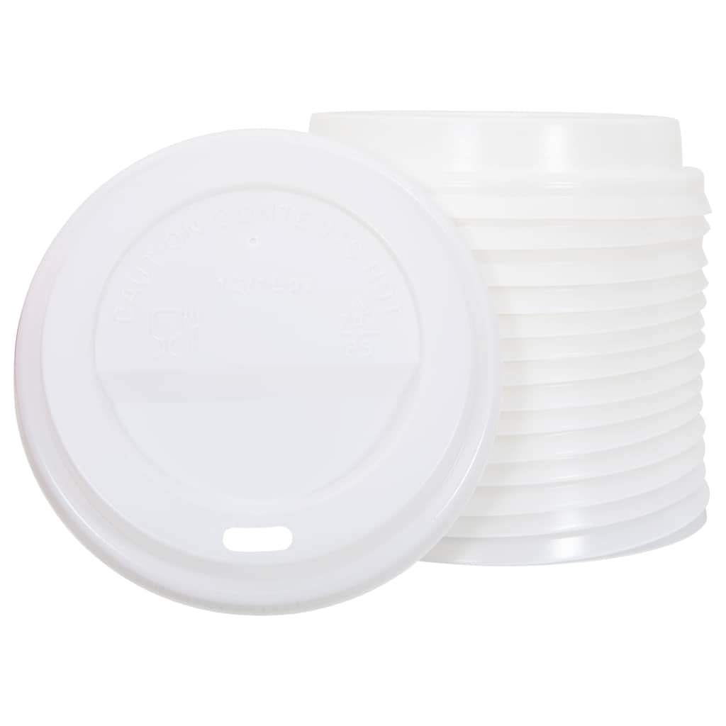 Deckel für Pappbecher Ø60 mm 4oz 1000 Stk. Weiß Kunststoff
