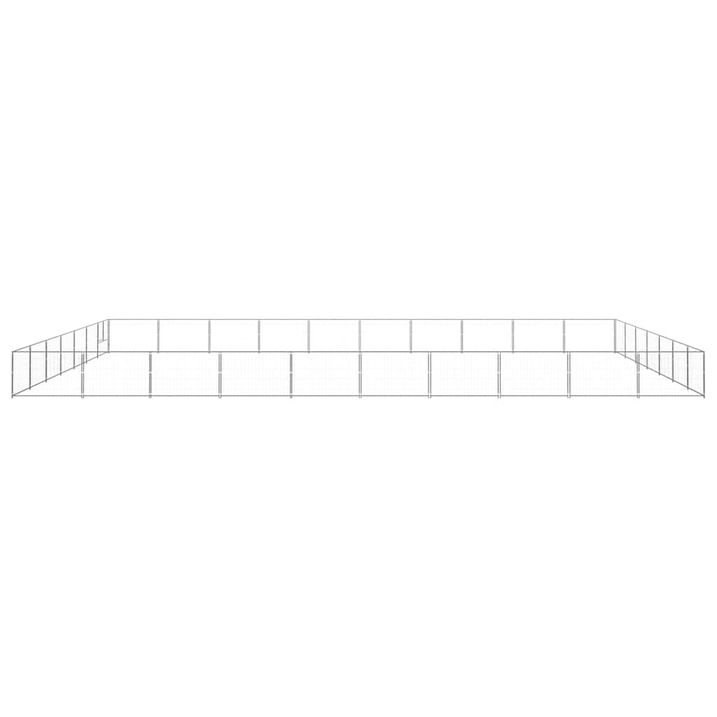 Hundezwinger Schwarz 4 m² Stahl